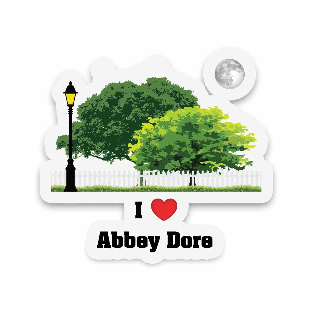 Abbey Dore Sticker