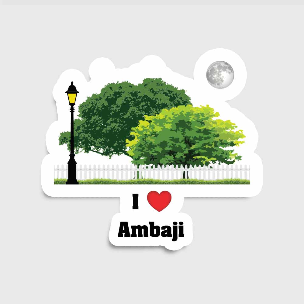 Ambaji Sticker