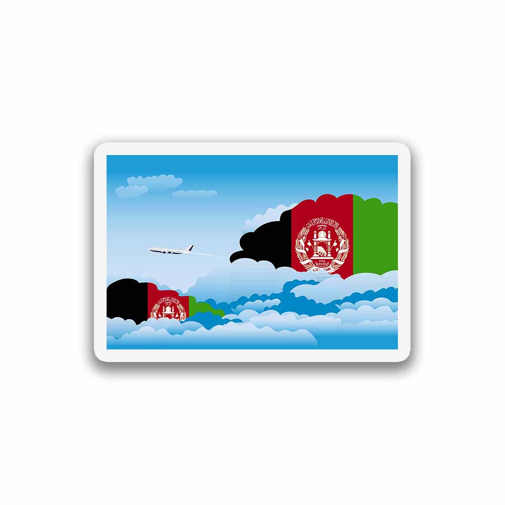 Afghanistan Day Clouds Sticker