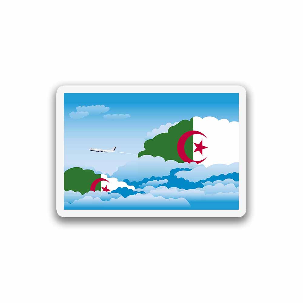 Algeria Day Clouds Sticker