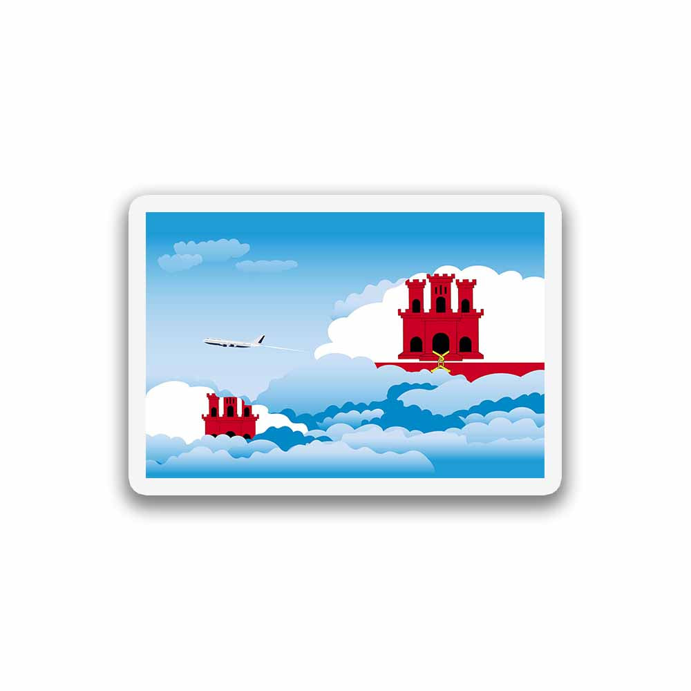 Gibraltar Day Clouds Sticker