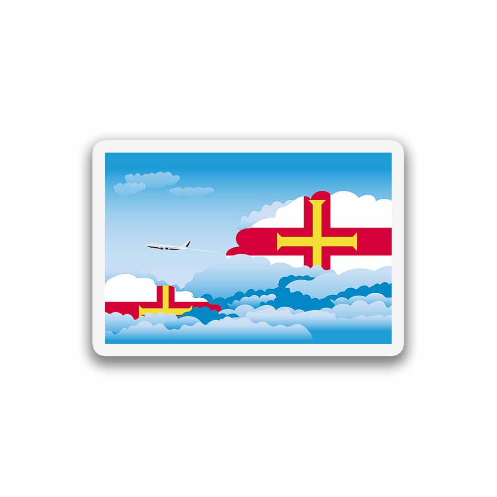 Guernsey Day Clouds Sticker