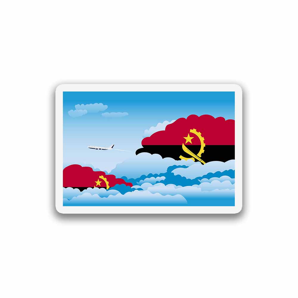 Angola Day Clouds Sticker
