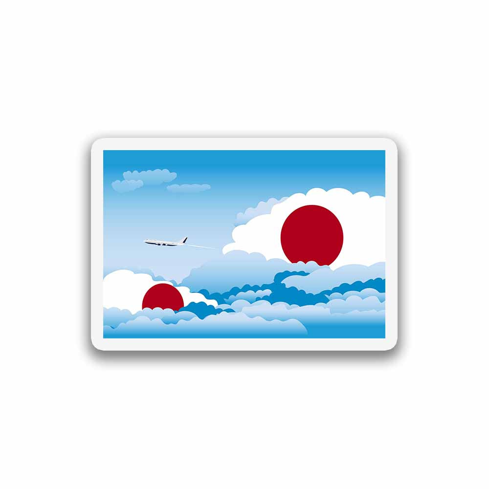 Japan Day Clouds Sticker