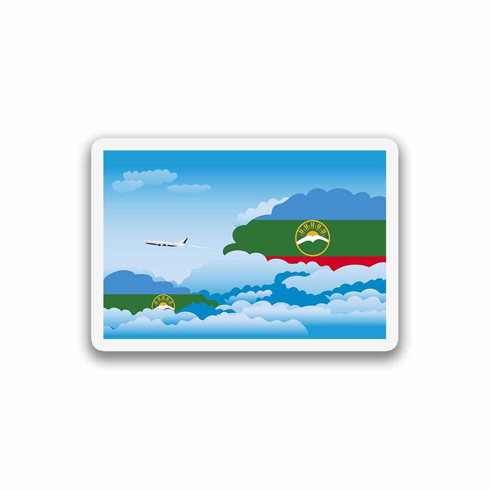 Karachay Cherkessia Day Clouds Sticker