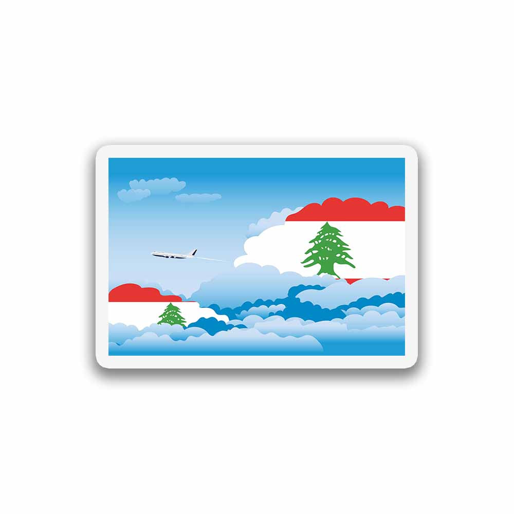 Lebanon Day Clouds Sticker