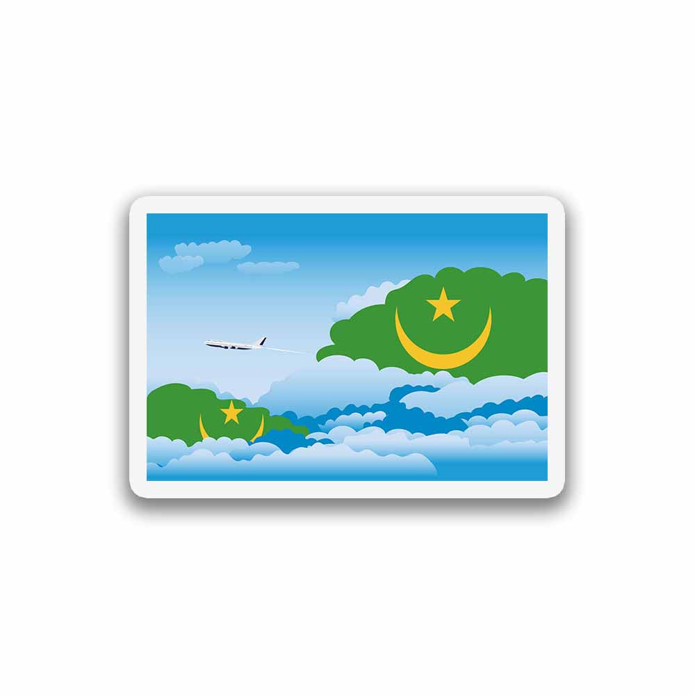 Mauritania Day Clouds Sticker