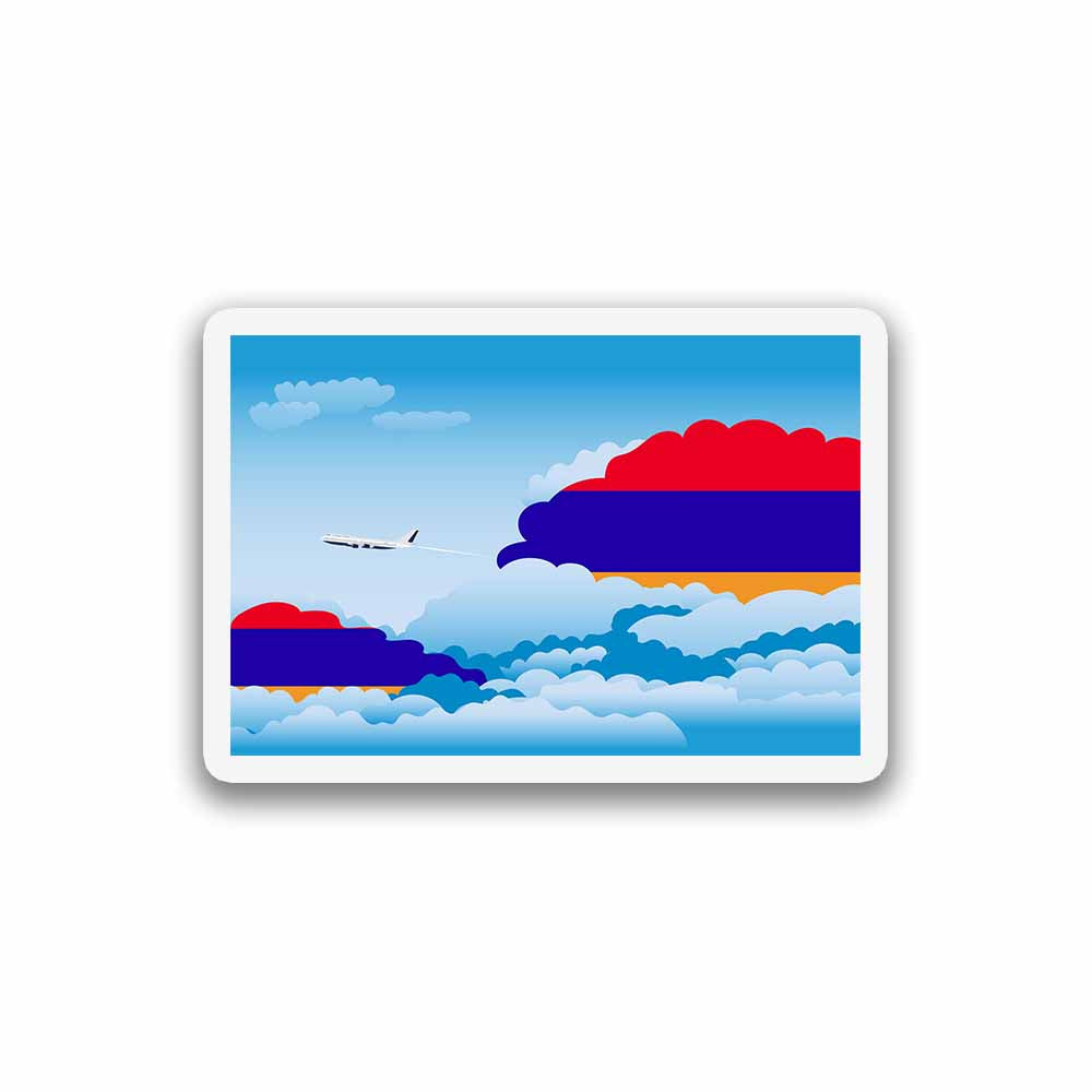 Armenia Day Clouds Sticker