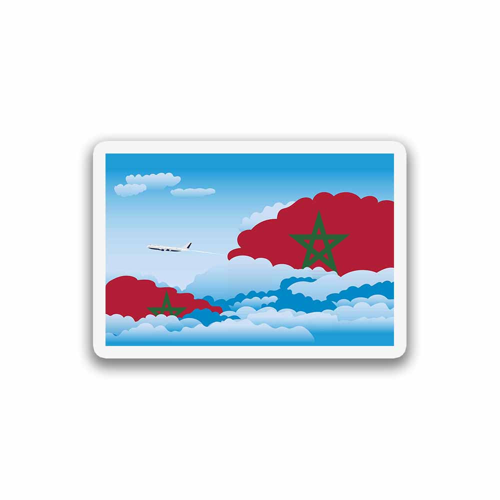 Morocco Day Clouds Sticker