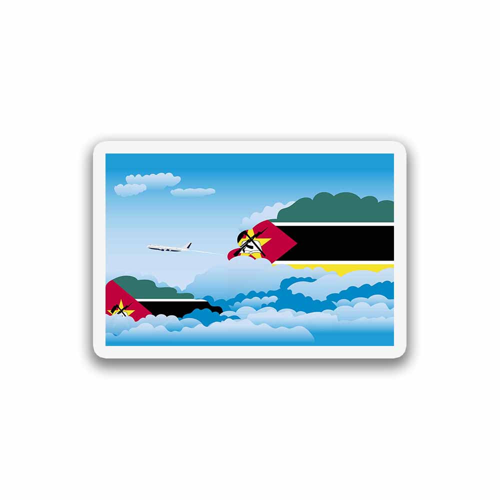 Mozambique Day Clouds Sticker