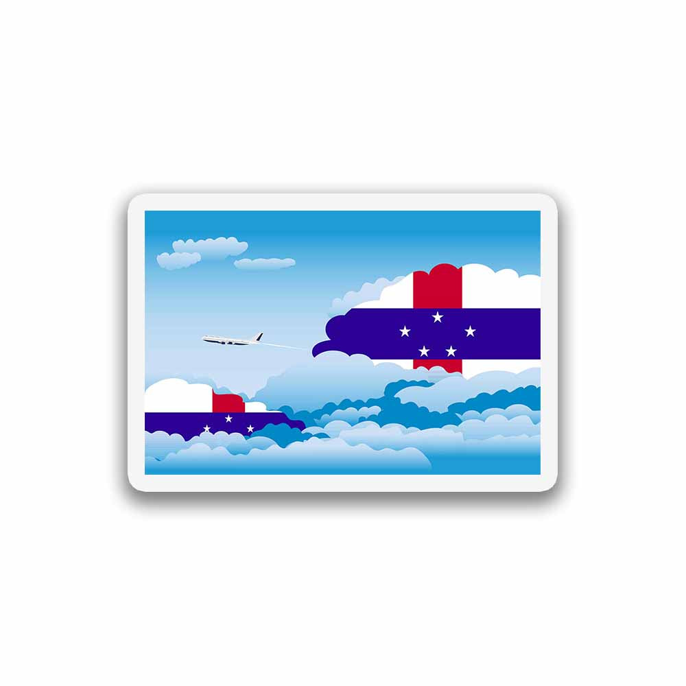 Netherlands Antilles Day Clouds Sticker