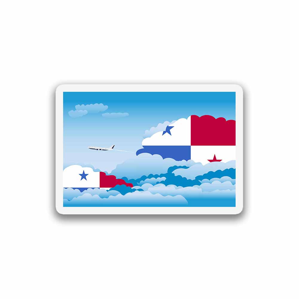 Panama Day Clouds Sticker