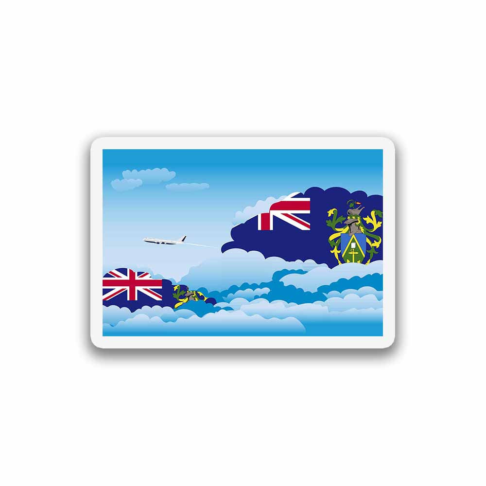 Pitcairn Islands Day Clouds Sticker