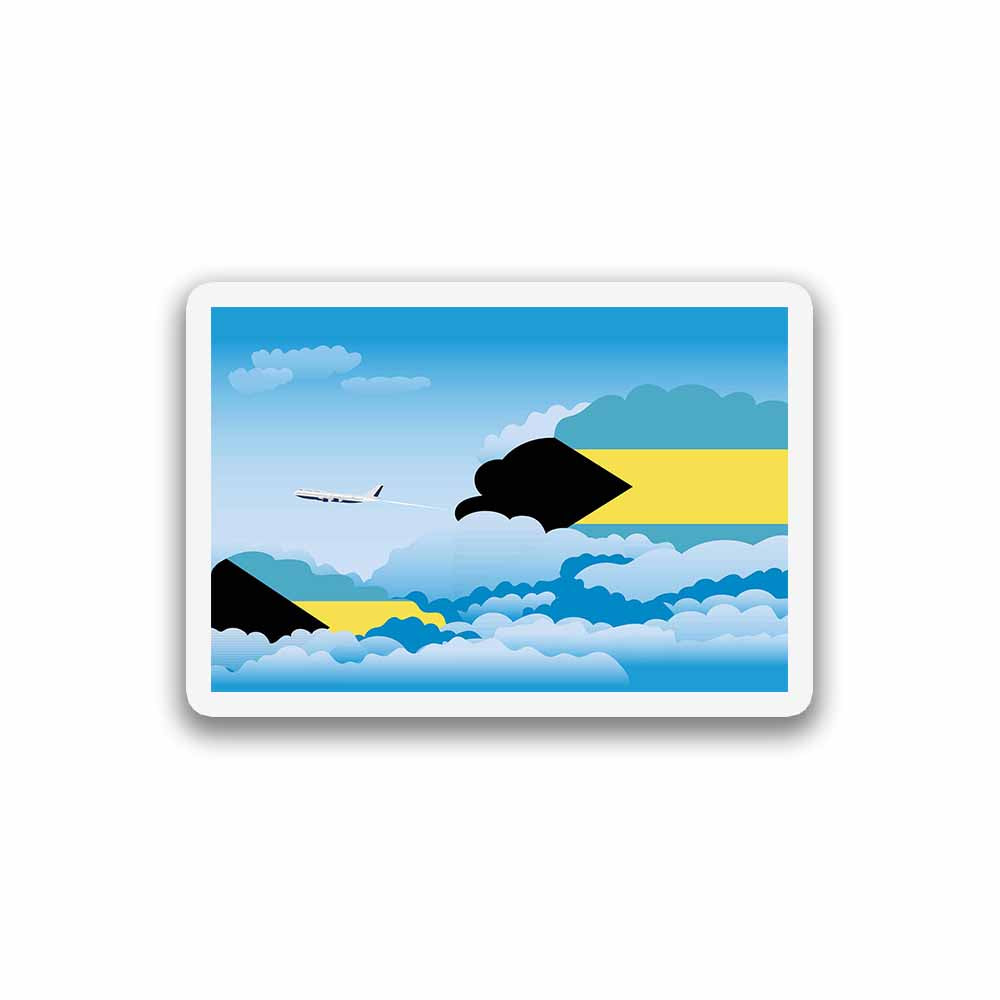 Bahamas Day Clouds Sticker