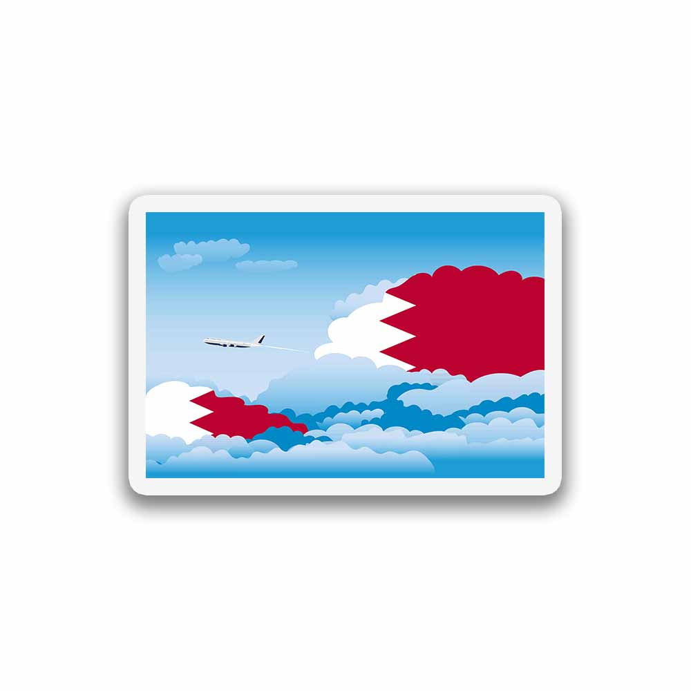 Bahrain Day Clouds Sticker