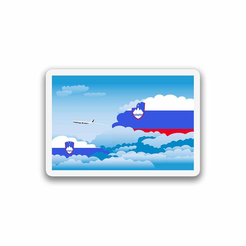 Slovenia Day Clouds Sticker