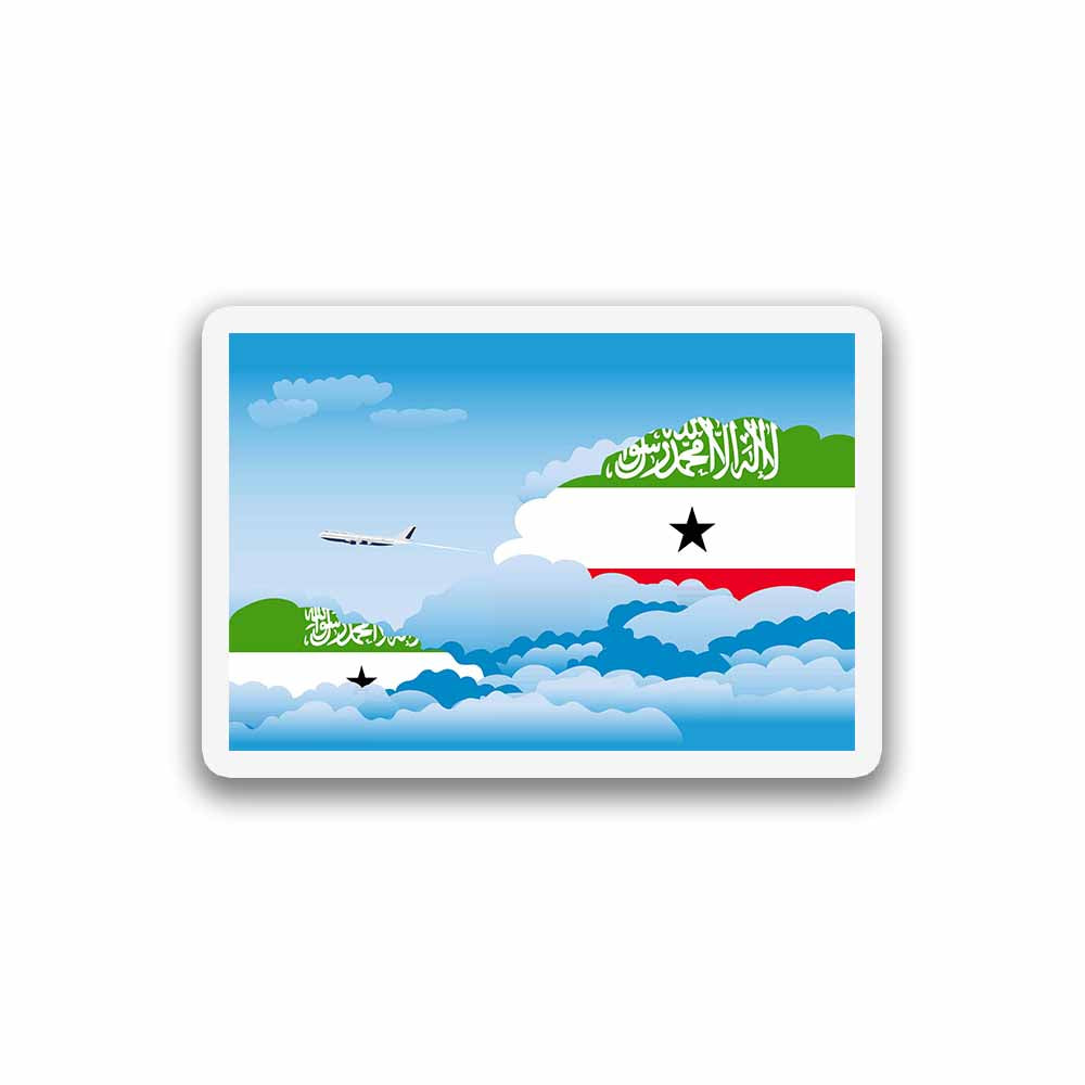 Somaliland Day Clouds Sticker