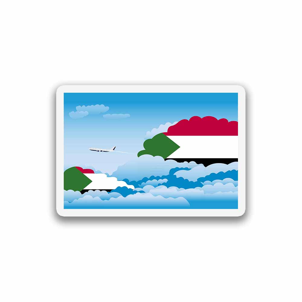 Sudan Day Clouds Sticker