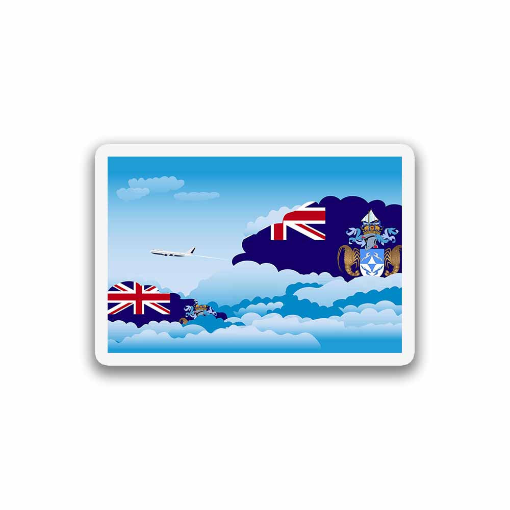 Tristan da Cunha Day Clouds Sticker