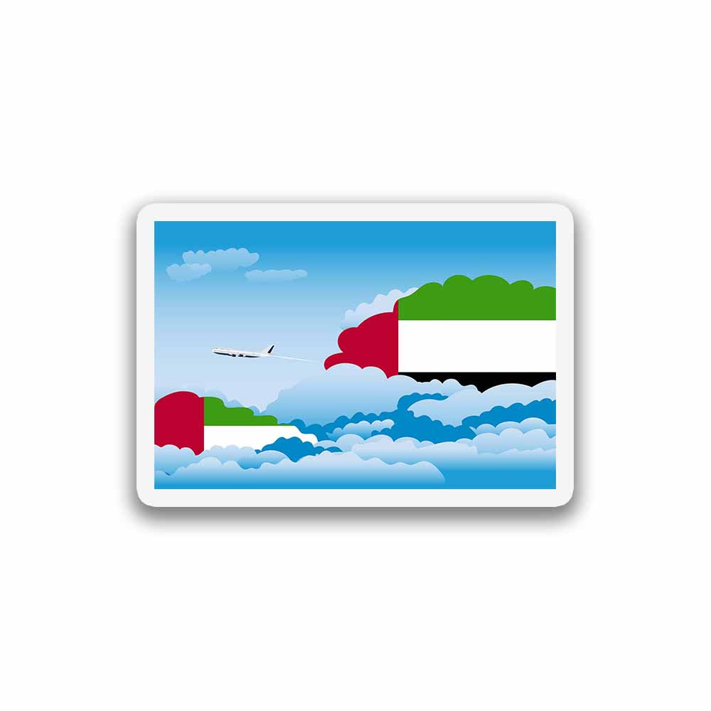 United Arab Emirates Day Clouds Sticker