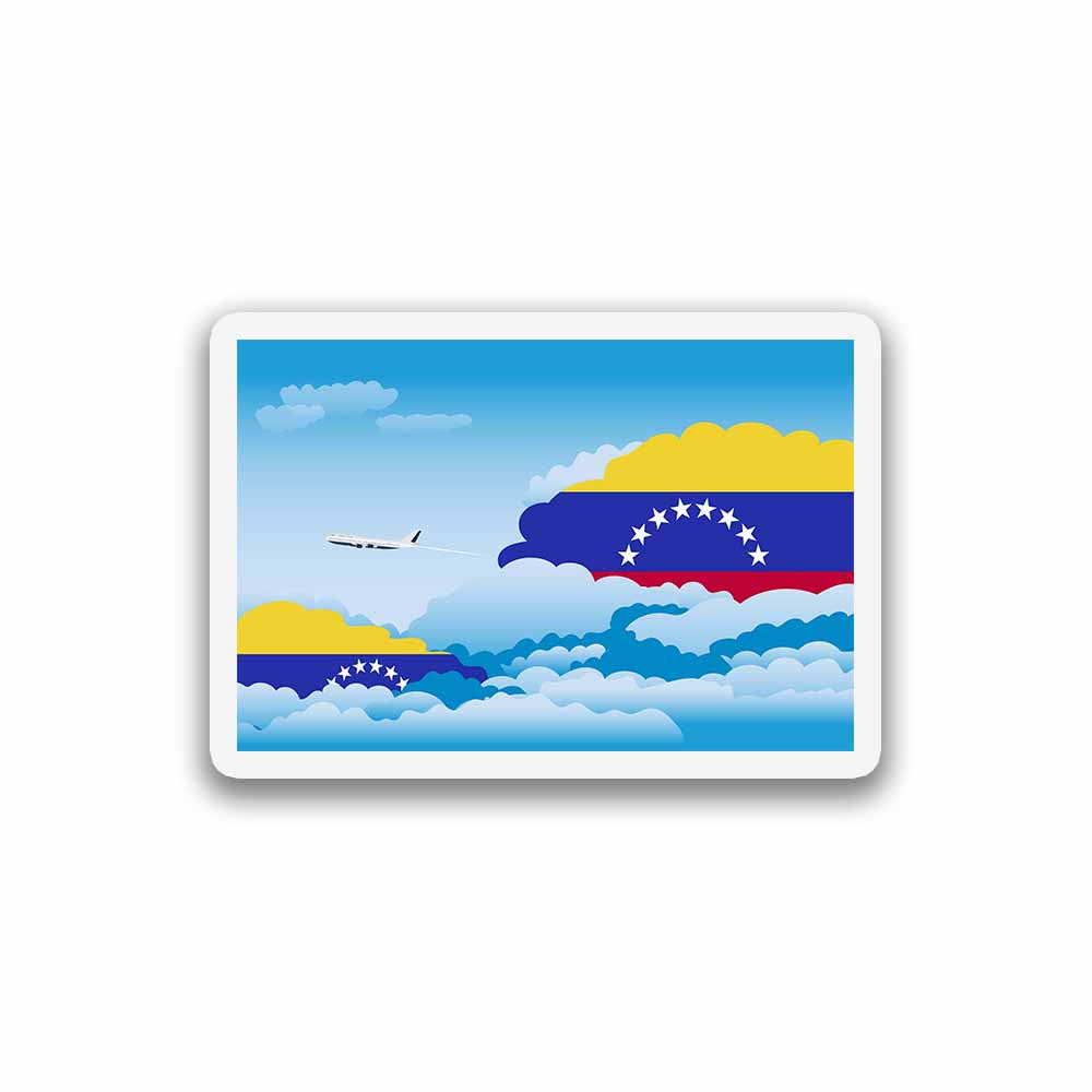 Venezuela Day Clouds Sticker