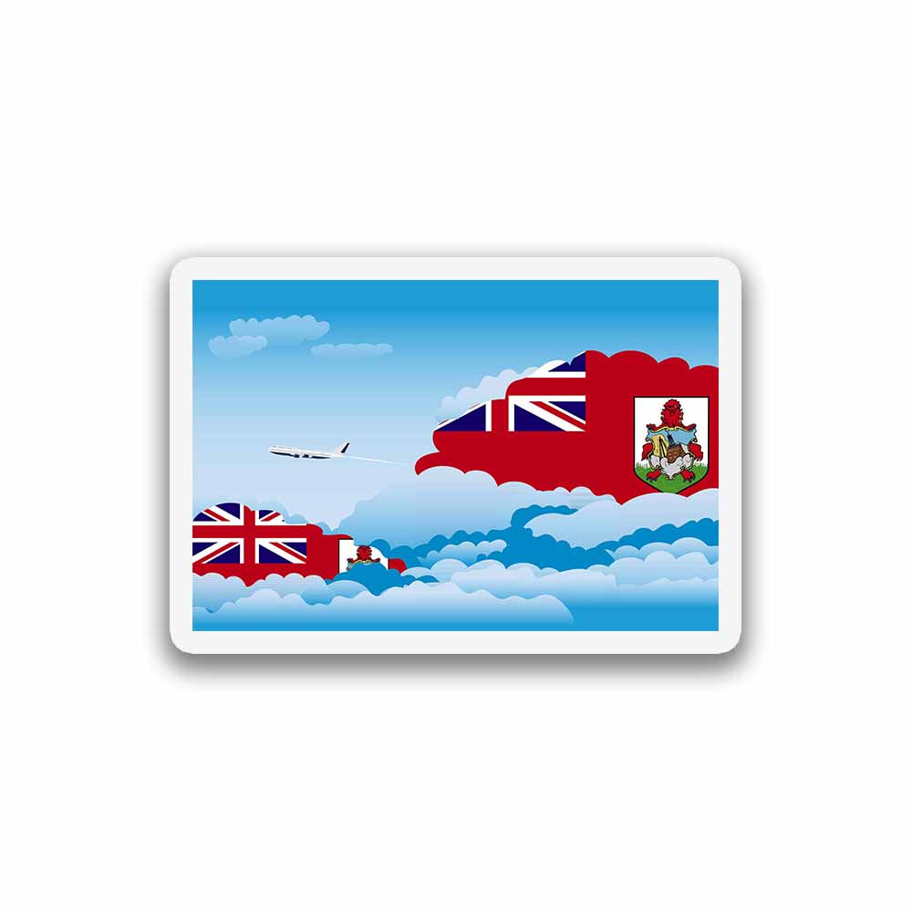 Bermuda Day Clouds Sticker