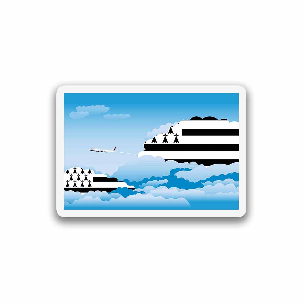 Brittany Day Clouds Sticker