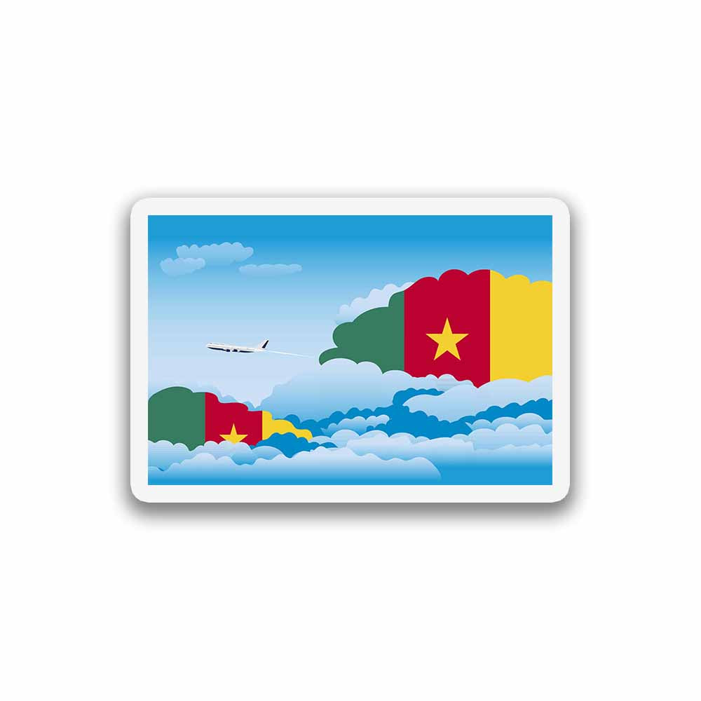 Cameroon Day Clouds Sticker
