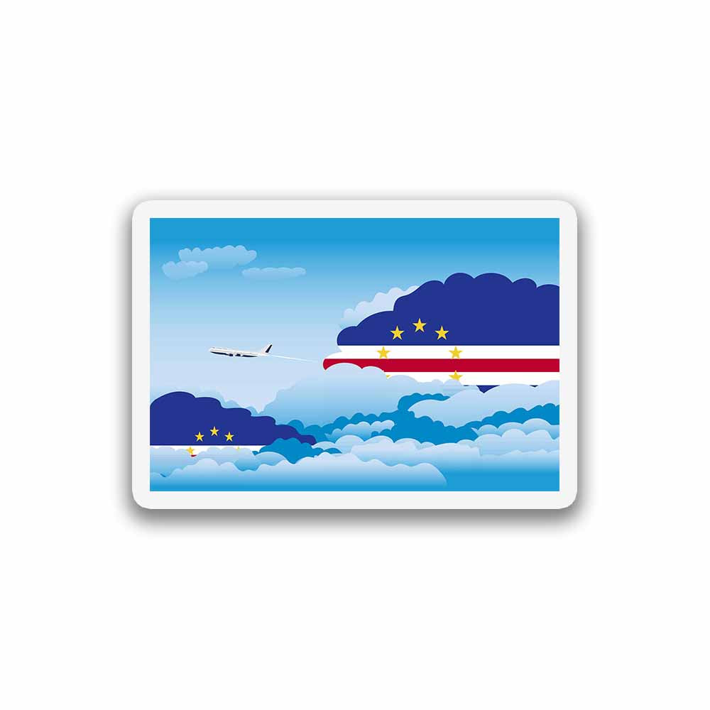 Cape Verde Day Clouds Sticker