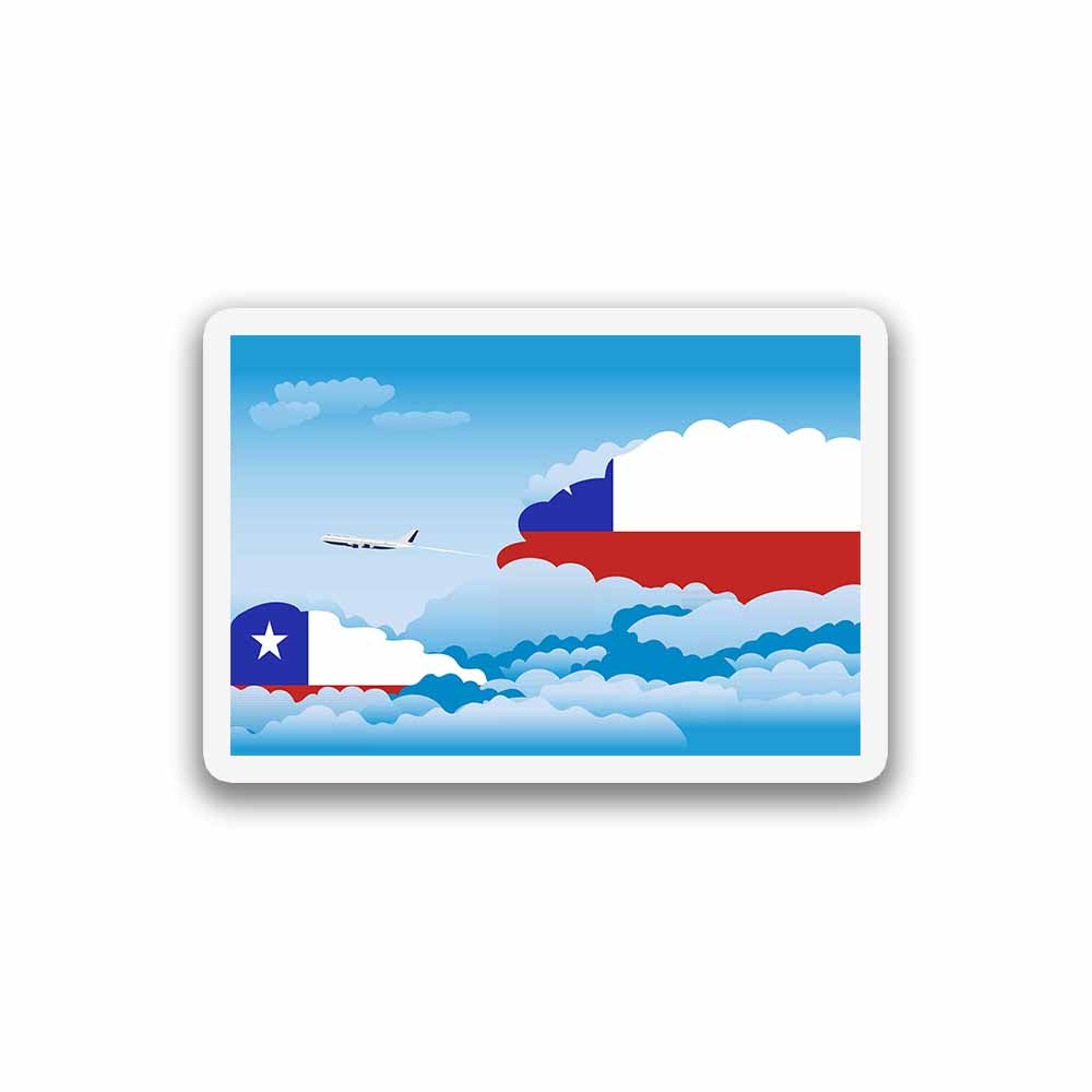 Chile Day Clouds Sticker