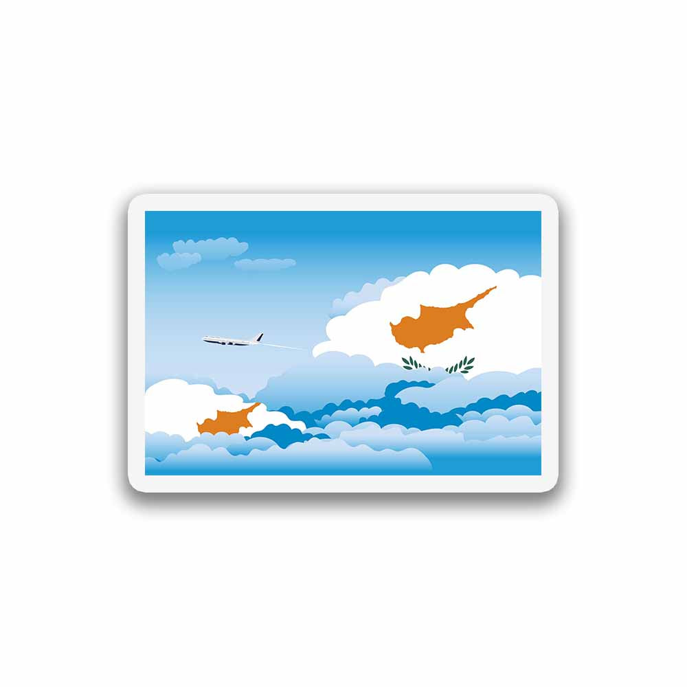 Cyprus Day Clouds Sticker