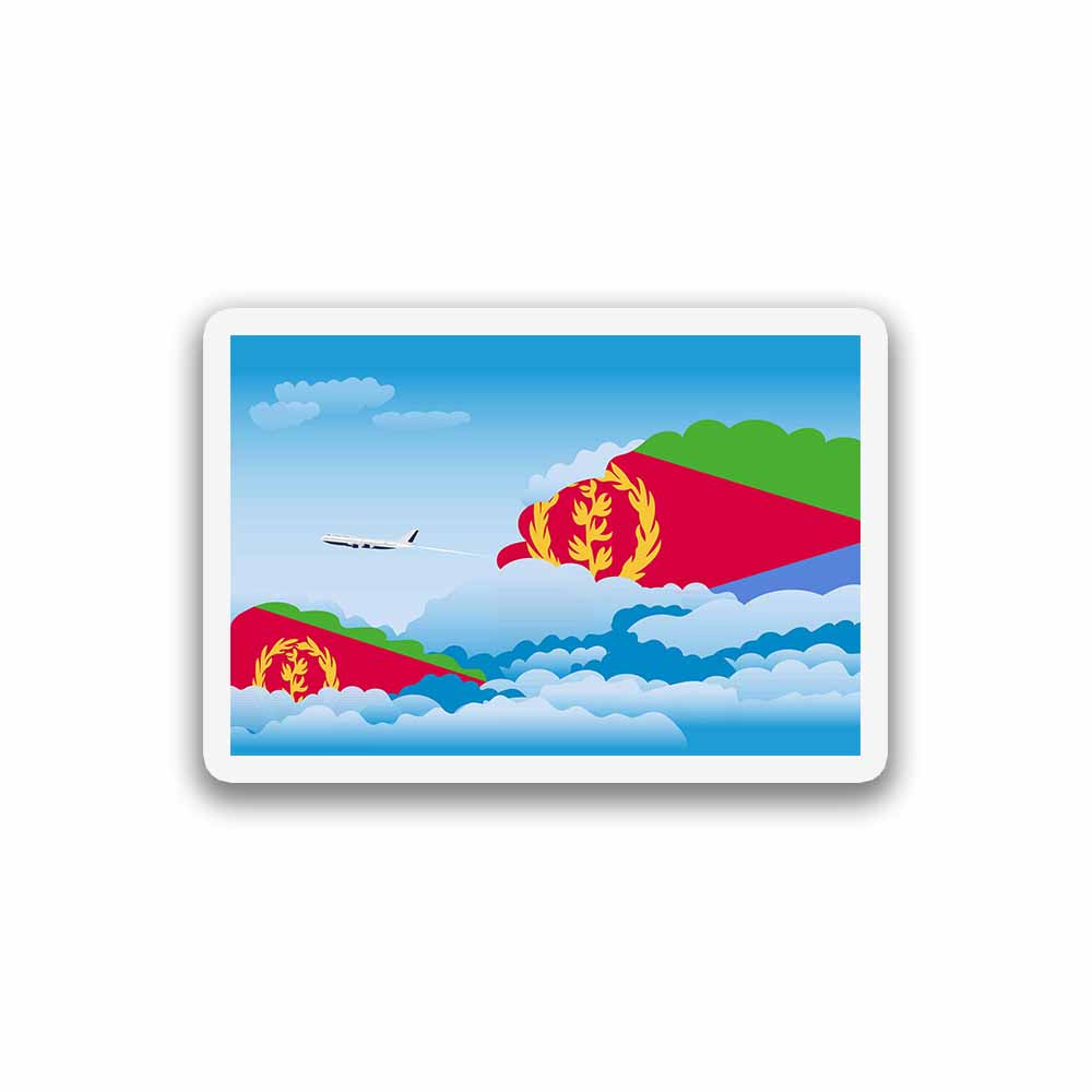 Eritrea Day Clouds Sticker