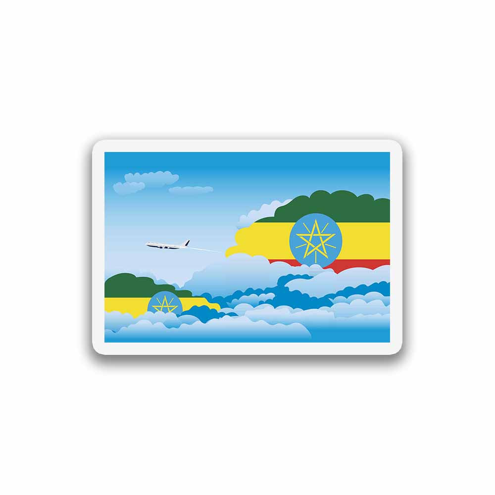 Ethiopia Day Clouds Sticker