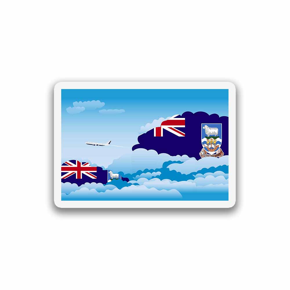 Falkland Islands Day Clouds Sticker