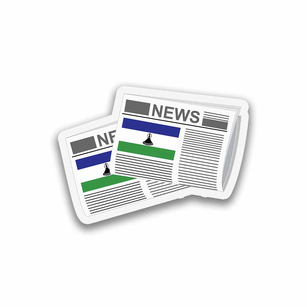 Lesotho Newspapers Sticker