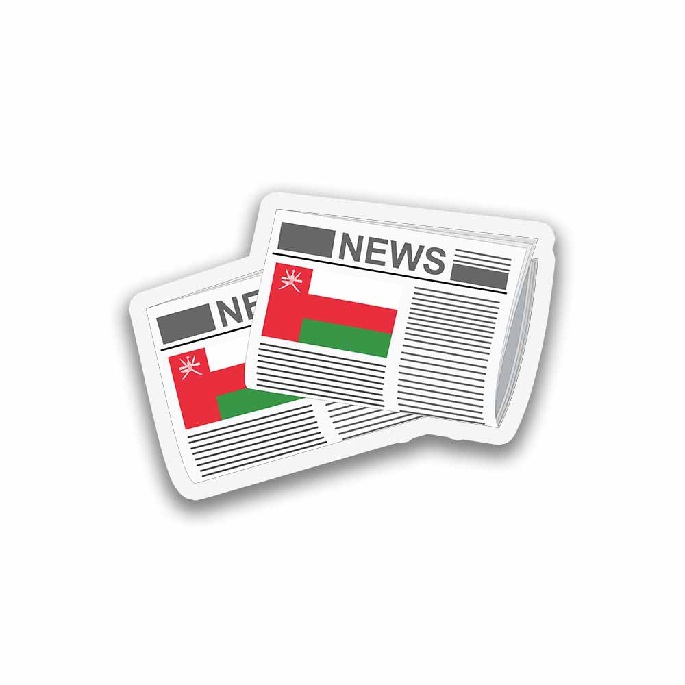 Oman Newspapers Sticker