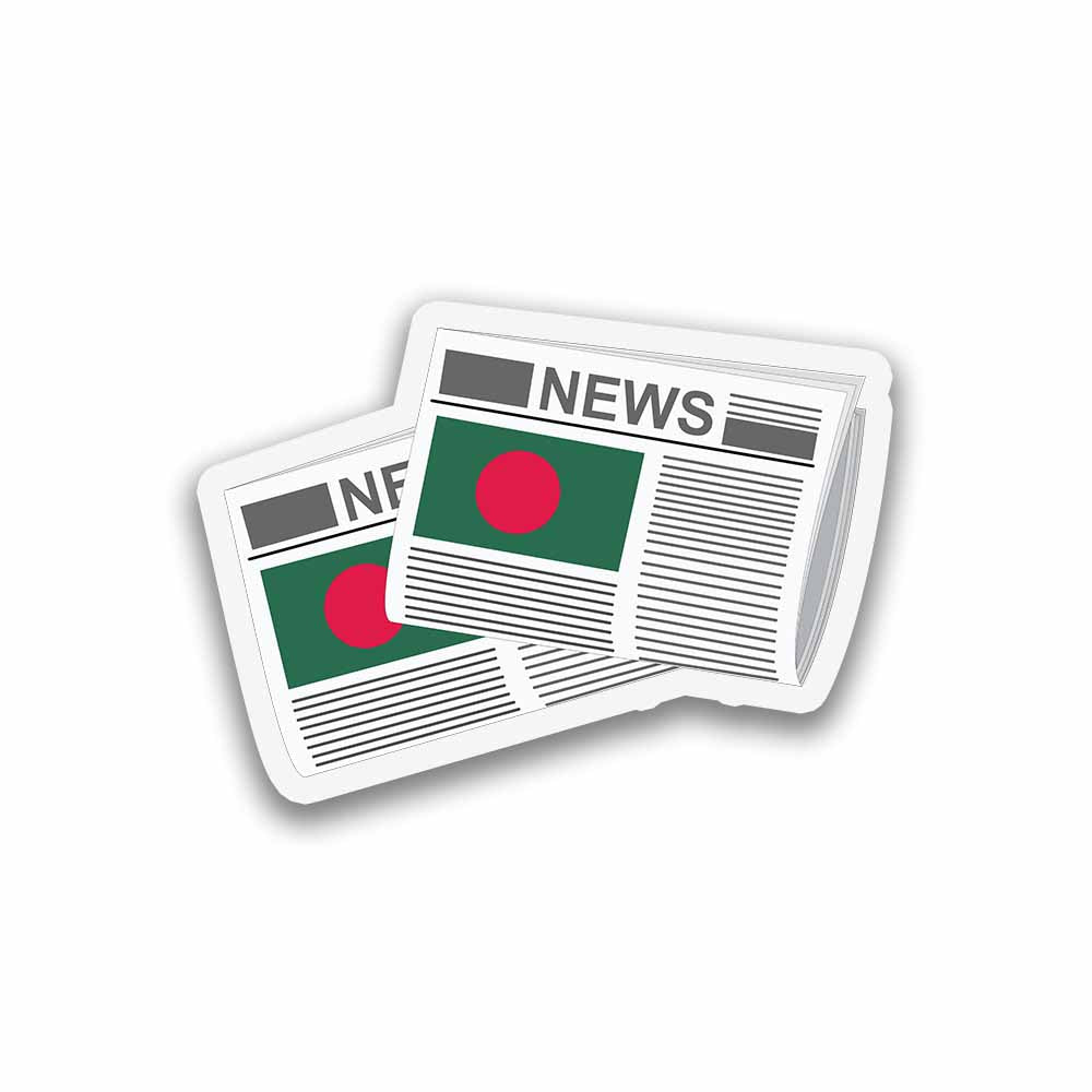 Bangladesh Newspapers Sticker