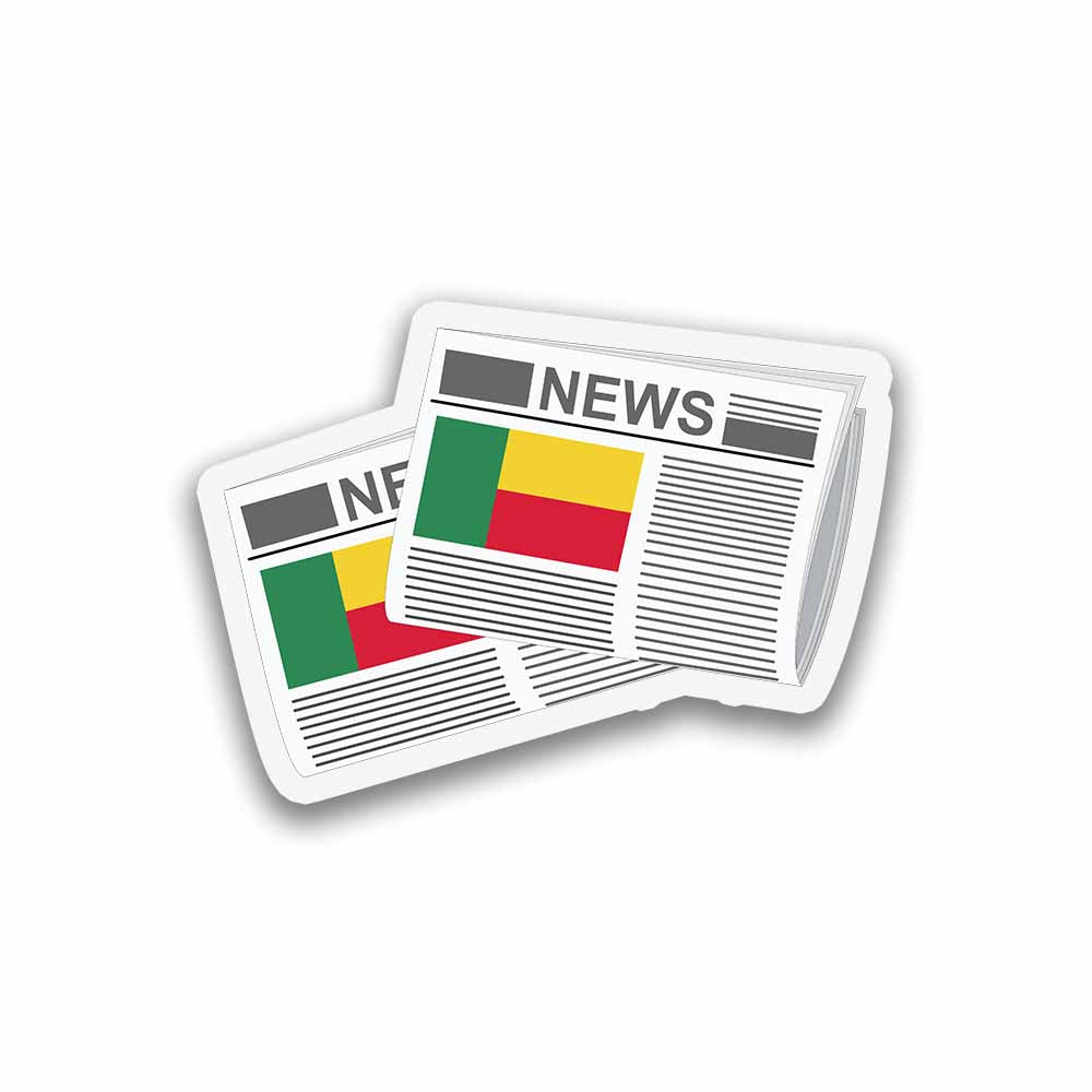 Benin Newspapers Sticker