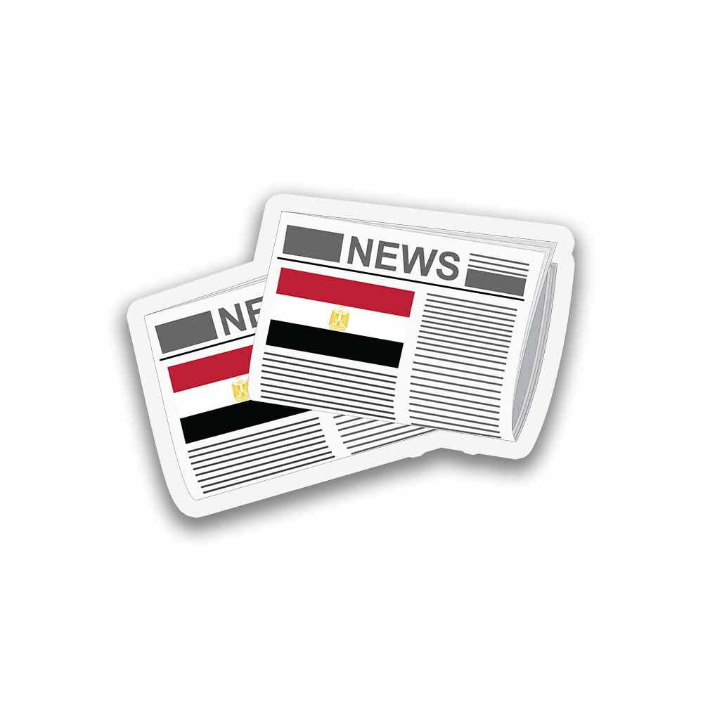 Egypt Newspapers Sticker