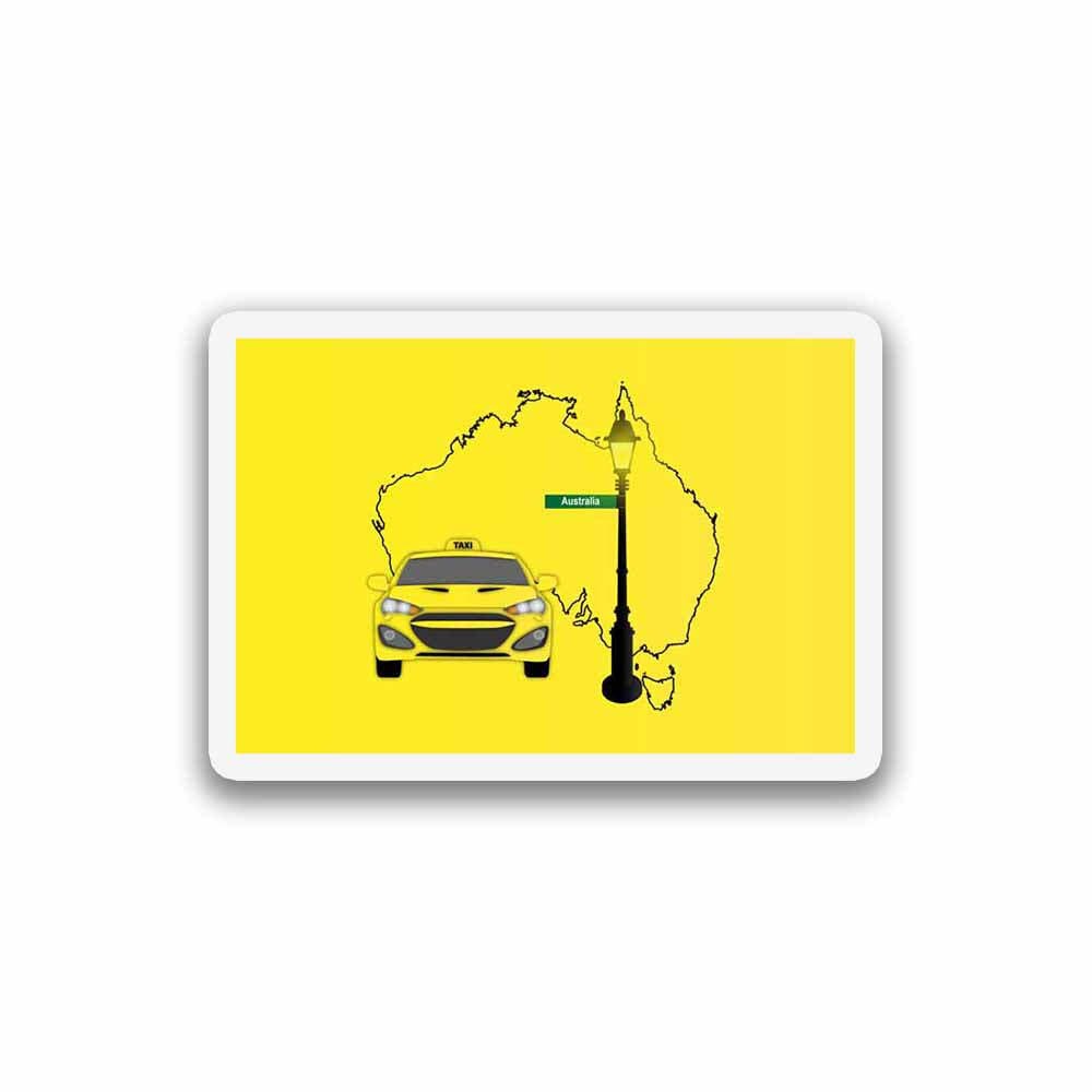 Australia Taxi Sticker