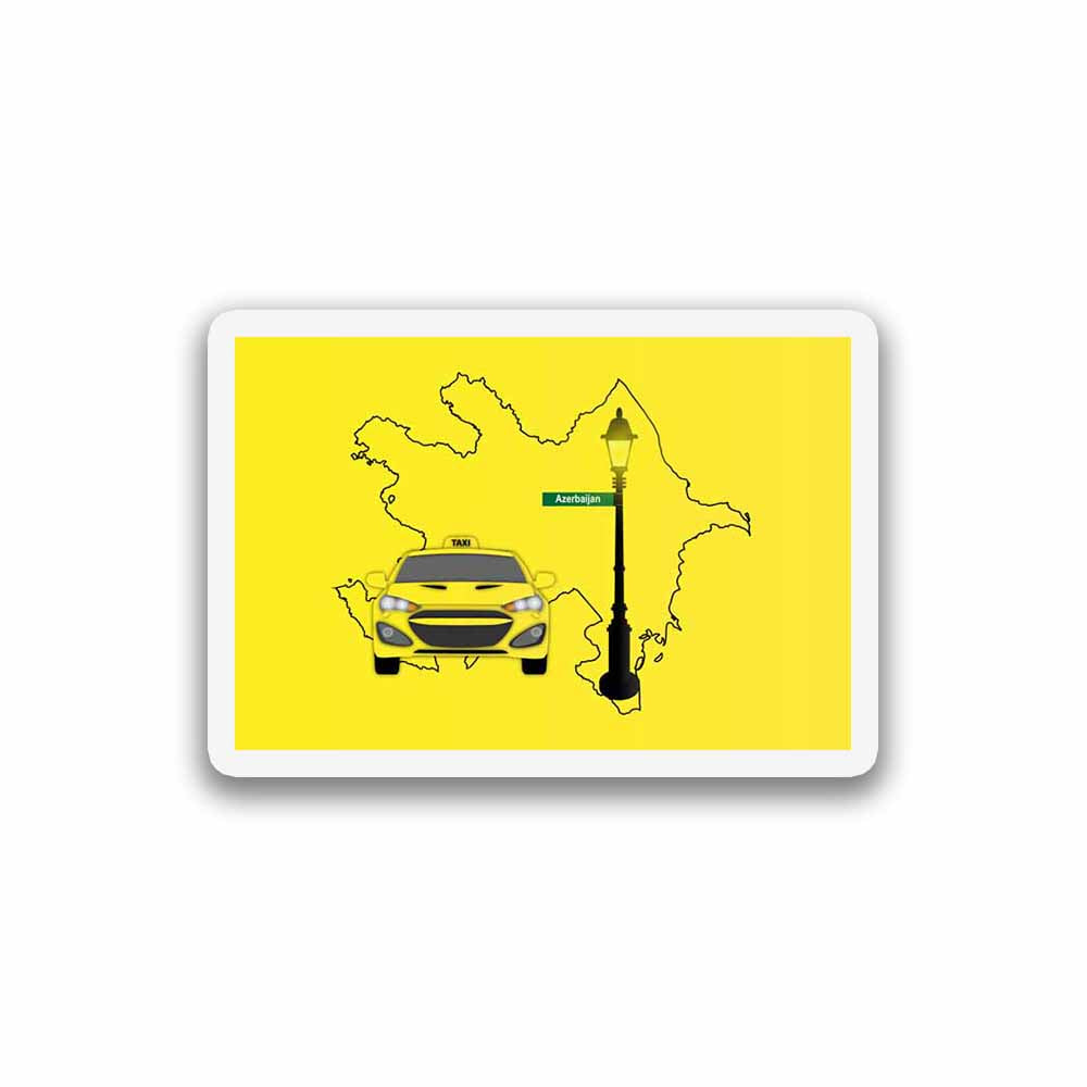 Azerbaijan Taxi Sticker