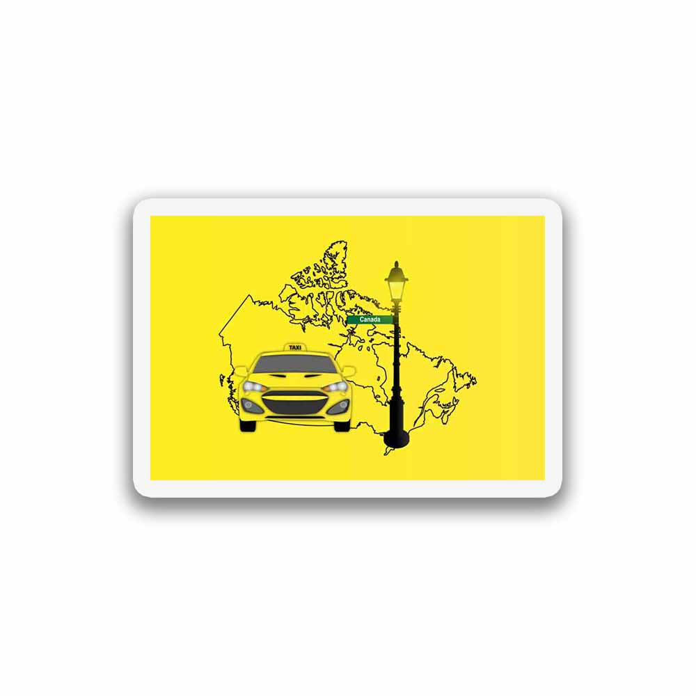 Canada Taxi Sticker